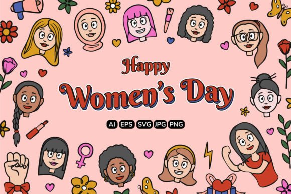 Happy Women’s Day Graphics & Illustrations