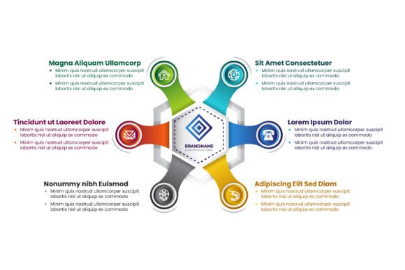 Hexagon Cycle Infographic Review