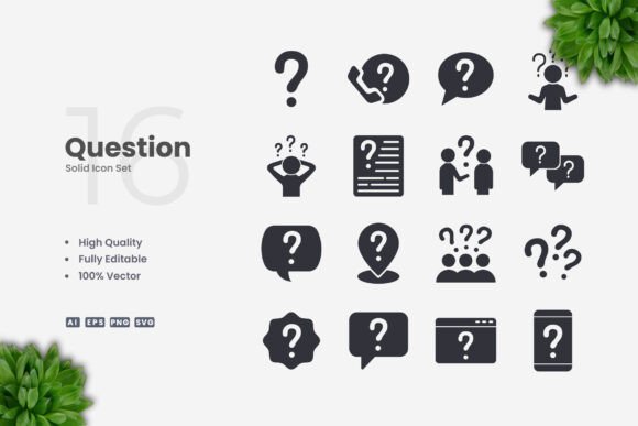 Question Solid Icons Review