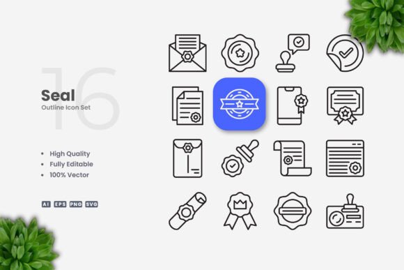 Seal Icons: Graphics for Real Business Use