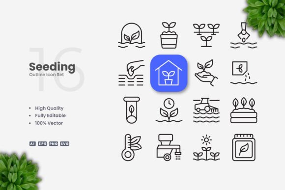 Seeding Icons: Graphics and Icons for Digital Sellers