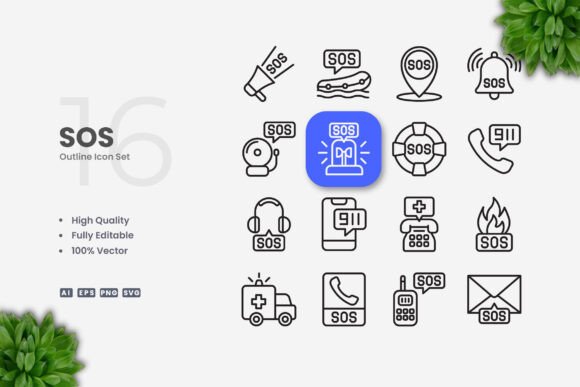 SOS Icons: Graphics and Icons for Modern Design