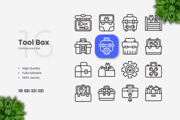 Tool Box Icons: Graphics and Icons for Real Publishing