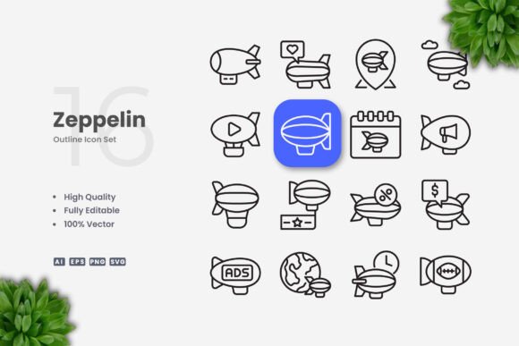 Zeppelin Icons: Graphics for Every Digital Product